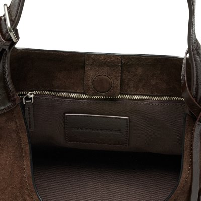 THE BELTED SACK BAG IN SUEDE